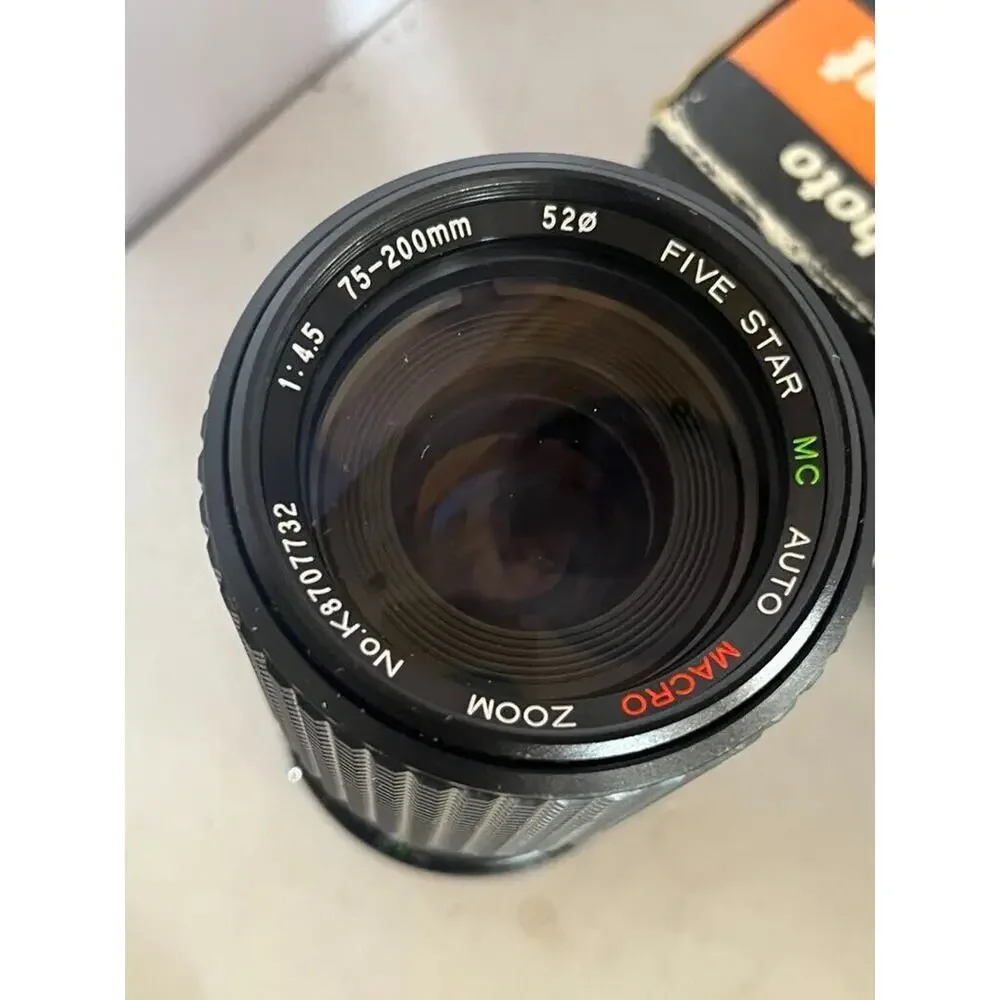 Vintage Olympus 75-200mm f/4.5 Zoom Lens By TOYO OPTICS